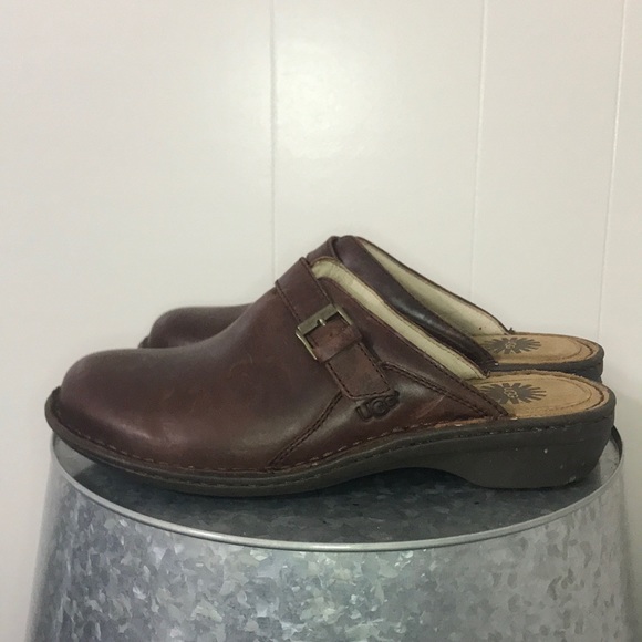 UGG Shoes - Ugg Leather Slide On Shoes